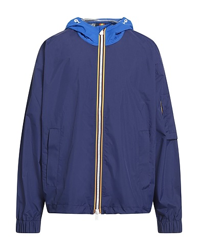 K-WAY Jacket R&D Navy blue 67% Polyamide, 33% Polyurethane