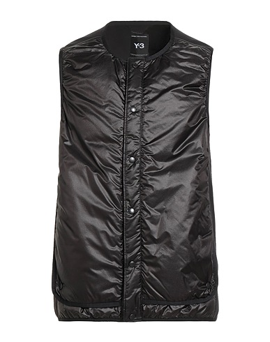 Y-3 Gilet Black 100% Recycled polyamide, Cotton, Elastane