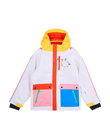 STELLA McCARTNEY KIDS Shell jacket White 100% Polyester