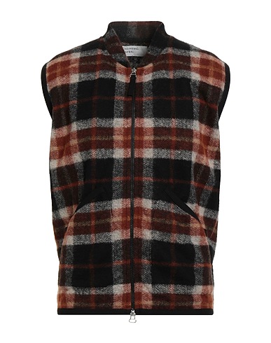 UNIVERSAL WORKS Vest Brown 56% Acrylic, 26% Wool, 18% Polyester