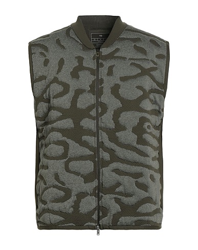 Y-3 Gilet Dark green 62% Recycled polyester, 38% Polyamide