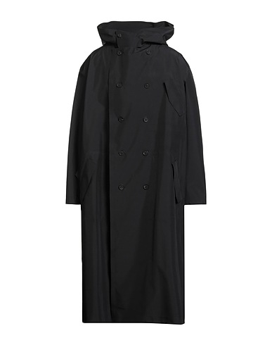 Y-3 Double breasted pea coat Black 100% Recycled polyester