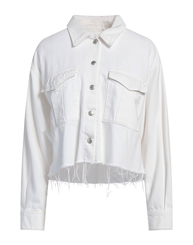 AGOLDE Denim shirt White 60% Organic cotton, 40% Lyocell