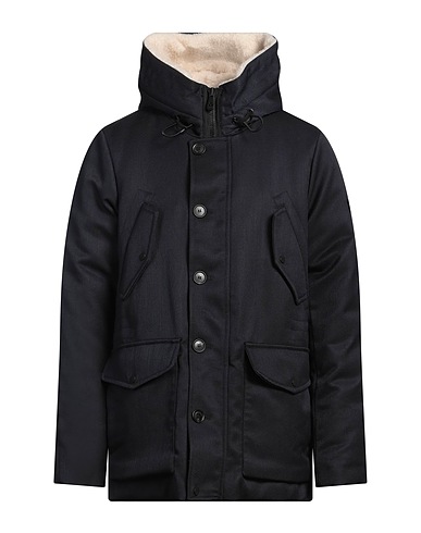 PEUTEREY Shell jacket Midnight blue 60% Wool, 40% Polyamide