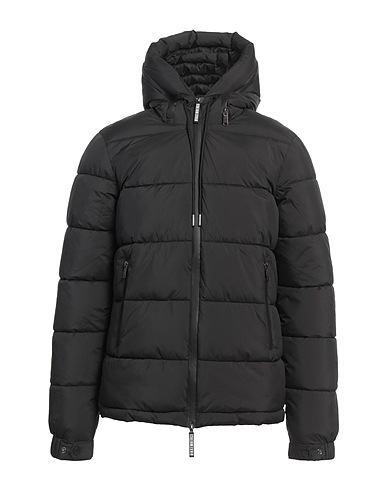 BIKKEMBERGS Shell jacket Black 100% Polyester