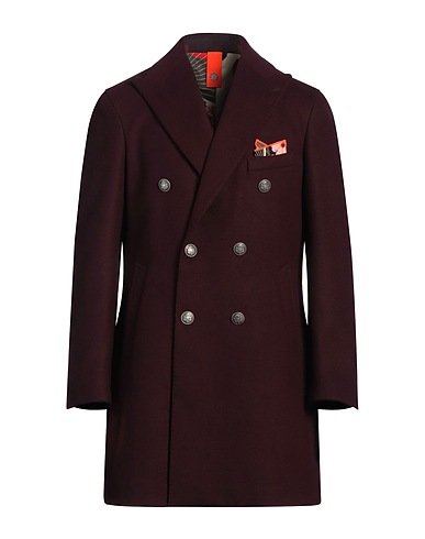 BHARNABA Coat Plum 94% Polyester, 5% Viscose, 1% Elastane