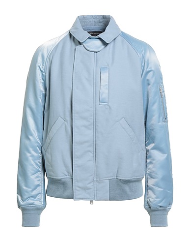 Y-3 Bomber Light blue 54% Polyamide, 46% Cotton, Acrylic, Wool, Recycled polyester