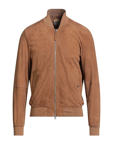 D'AMICO Bomber Camel Goat skin