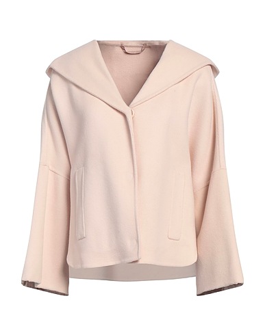 PESERICO Coat Beige 90% Virgin Wool, 10% Cashmere, Polyester