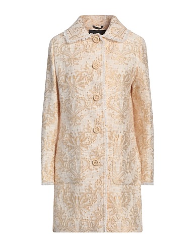 ICONS Coat ICONS Cream 54% Cotton, 32% Acetate, 8% Acrylic, 6% Polyester