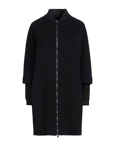 PESERICO Coat Midnight blue 70% Virgin Wool, 20% Polyamide, 10% Cashmere, Alpaca wool, Merino Wool