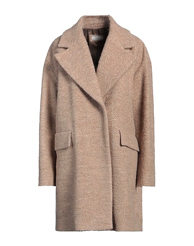PESERICO Coat Sand 45% Alpaca wool, 38% Virgin Wool, 14% Polyamide, 3% Lurex®