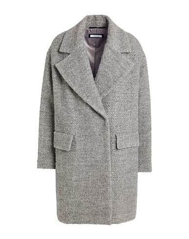 PESERICO Coat Grey 45% Alpaca wool, 38% Virgin Wool, 14% Polyamide, 3% Lurex®