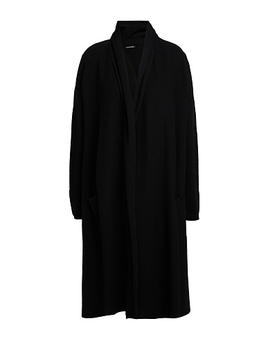 HANNES ROETHER Soprabito Nero 100% Lana Merino
