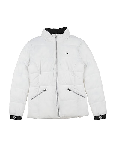 CALVIN KLEIN Shell jacket White 83% Polyamide, 17% Elastane
