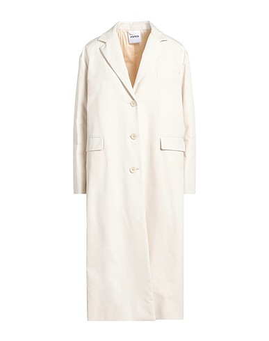 ASPESI Coat Cream 53% Cotton, 47% Polyester