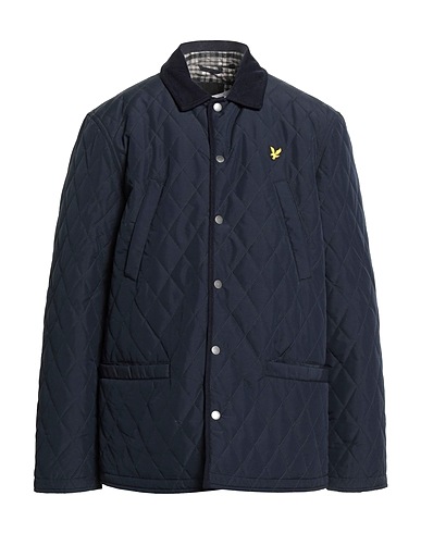 LYLE & SCOTT Shell jacket Midnight blue 100% Polyester, Cotton