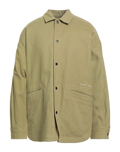 G-STAR RAW Solid colour shirt Military green 100% Cotton