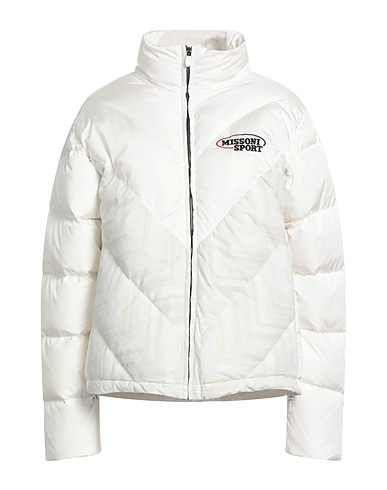 MISSONI Shell jacket SPORT White 100% Polyamide