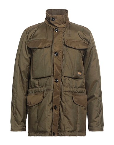 G-STAR RAW Jacket Military green 100% Recycled polyester, Recycled polyamide