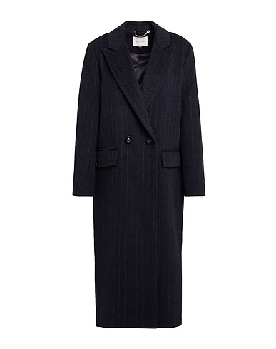 MANILA GRACE Cappotto Blu notte 50% Lana, 50% Acrilico