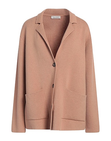 LE TRICOT PERUGIA Cardigan Sand 67% Virgin Wool, 19% Silk, 9% Cashmere, 4% Polyamide, 1% Elastane