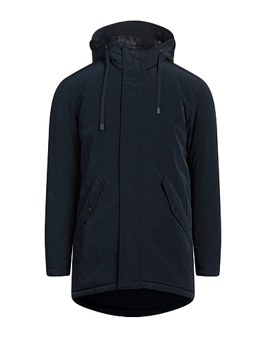 HERNO Coat Navy blue 70% Polyester, 30% Polyamide