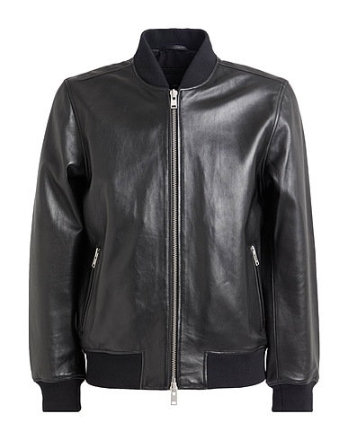 LIU •JO MAN Biker jacket Black 100% Leather