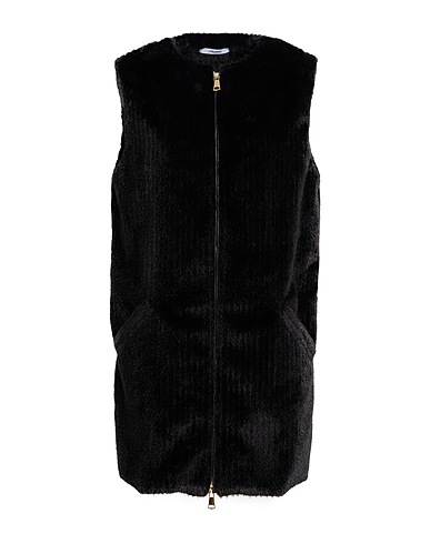 LANACAPRINA Teddy Coat Black 100% Polyester