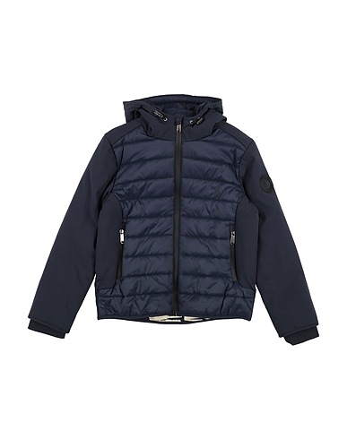 BIKKEMBERGS Jacket Navy blue 100% Polyester