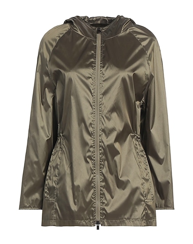 CINZIA ROCCA Jacket Military green 55% Polyester, 45% Polyamide