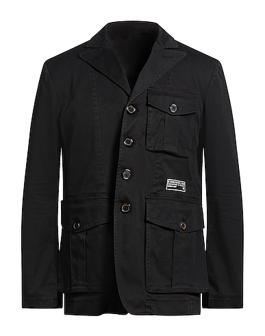 DSQUARED2 Blouson NERO 97% Coton, 3% Élasthanne