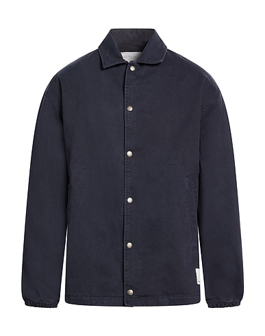 EMPORIO ARMANI Jacket Navy blue 100% Cotton