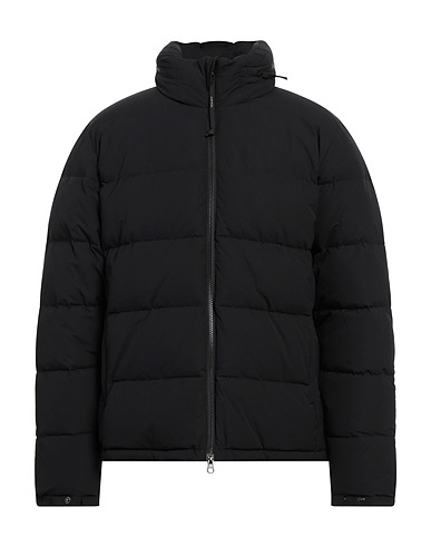 ASPESI Shell jacket Black 86% Polyamide, 14% Elastane