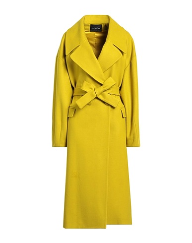 ACTUALEE Coat Lime green 60% Polyester, 35% Acrylic, 5% Wool