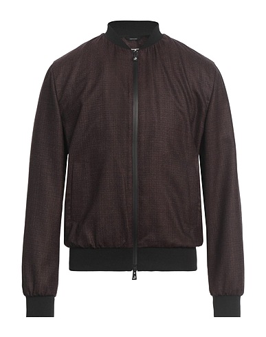 TOMBOLINI Bomber Chocolate brown 65% Wool, 30% Polyester, 5% Cashmere
