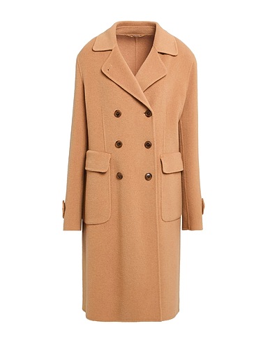 SEVENTY VENEZIA Coat Camel 70% Wool, 15% Polyester, 10% Cashmere, 5% Other Fibres