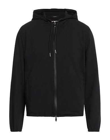 TOMBOLINI Jacket RUNNING Black 70% Polyester, 24% Viscose, 6% Elastane