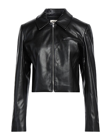 ONLY Jacket BLUE DENIM Black 100% Polyester, Polyurethane