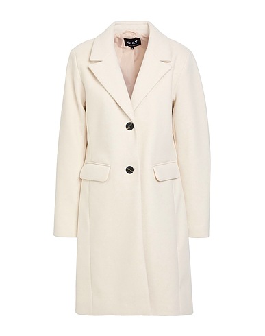 ONLY Coat Ivory 100% Polyester