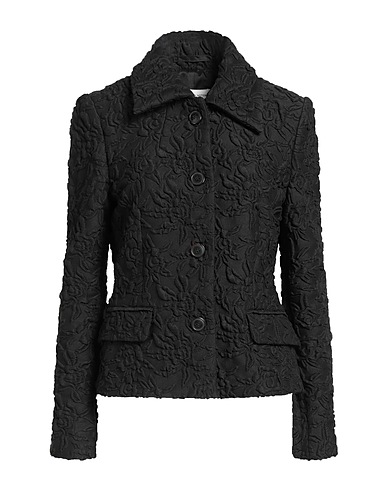 DRIES VAN NOTEN Jacket Black 72% Polyester, 24% Polyamide, 4% Elastane