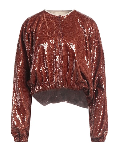 ALYSI ブルゾン CHOCOLAT ポリエステル 100%