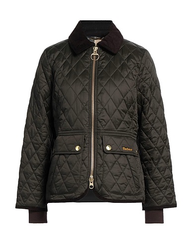 BARBOUR Steppjacke Dunkelgrün 100% Polyamid, Baumwolle, Polyester, Elastan