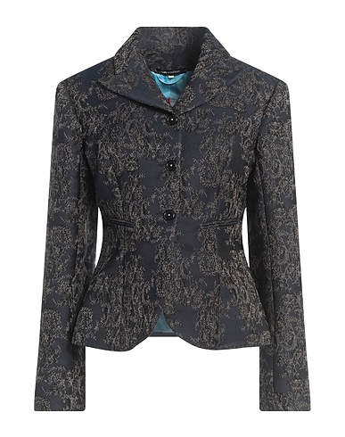 UNIQUE EDITION Blazer Midnight blue 55% Polyester, 45% Silk