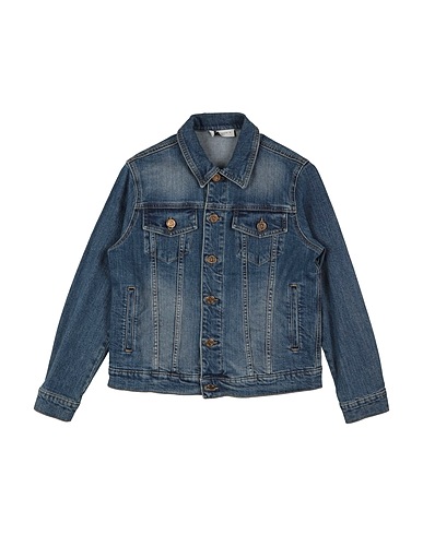 GOLDEN GOOSE Giubbotto jeans Blu 99% Cotone, 1% Elastan, Poliestere