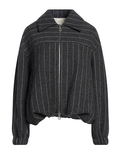 ALYSI Jacket CHOCOLAT 99% Virgin Wool, 1% Polyamide, Wool, Viscose