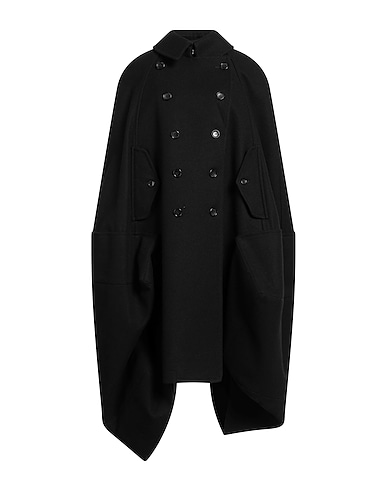 COMME des GARÇONS Cappa Nero 90% Lana, 10% Nylon