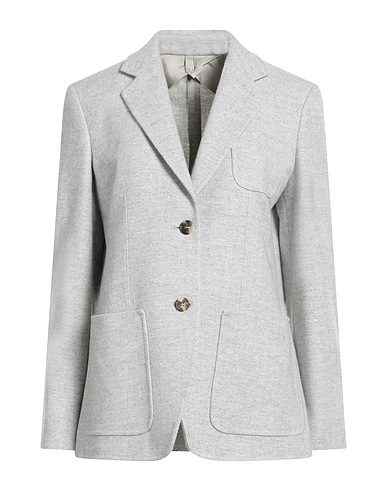 MAX MARA テーラードジャケット ライトグレー カシミヤ 100%