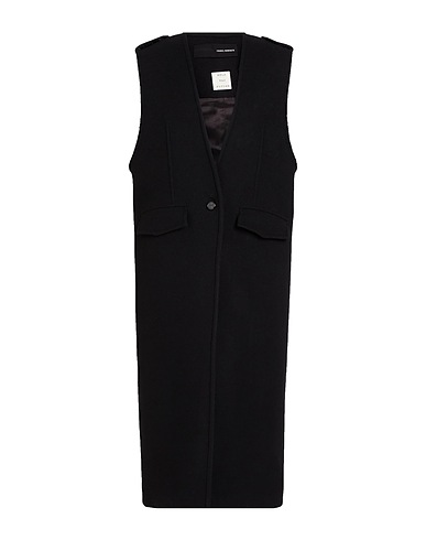 ISABEL BENENATO Coat Black 75% Virgin Wool, 25% Polyamide
