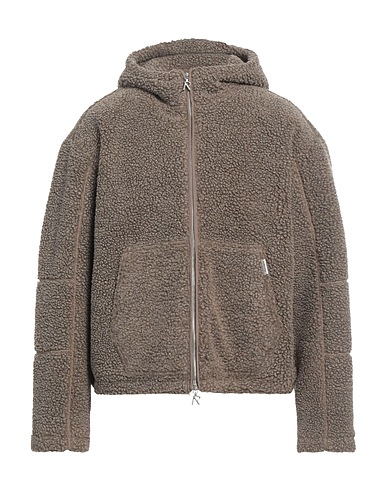 REPRESENT Teddy Coat Taupe 100% Polyester